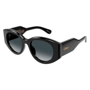 A0806Z New CHLOE Black Square CH0251S 001 Sunglasses Women